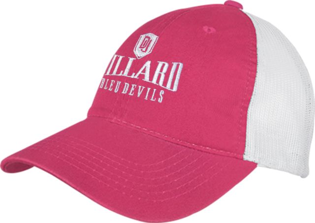 Dillard Mesh Back Unstructured Low Profile Hat Dillard Bleu Devils with DU Shield - ONLINE ONLY