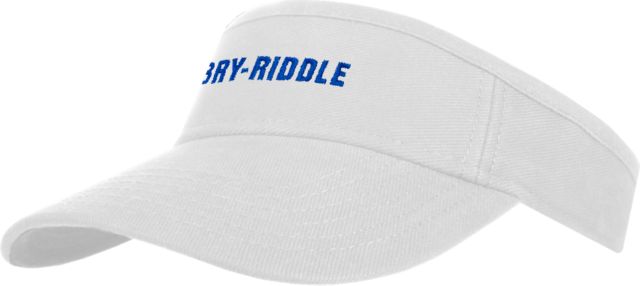 Embry Riddle Brushed Bull Denim Visor Embry Riddle Flat - ONLINE ONLY