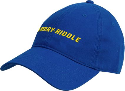 Embry Riddle Twill Unstructured Low Profile Hat Embry Riddle Flat - ONLINE ONLY