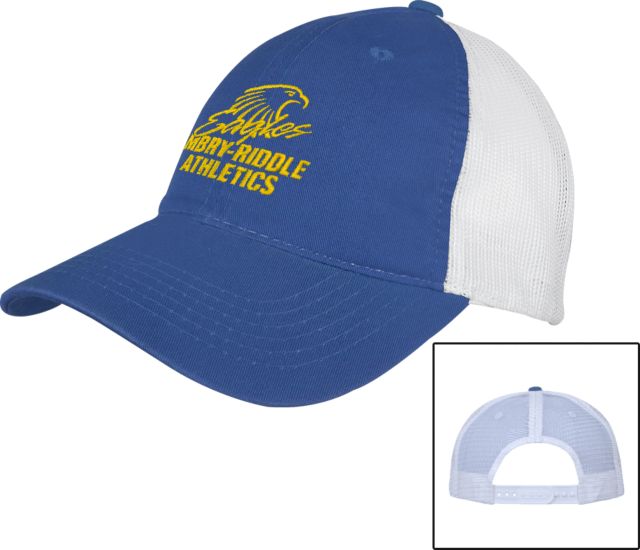 Embry Riddle Mesh Back Unstructured Low Profile Hat Embry Riddle Athletics - ONLINE ONLY
