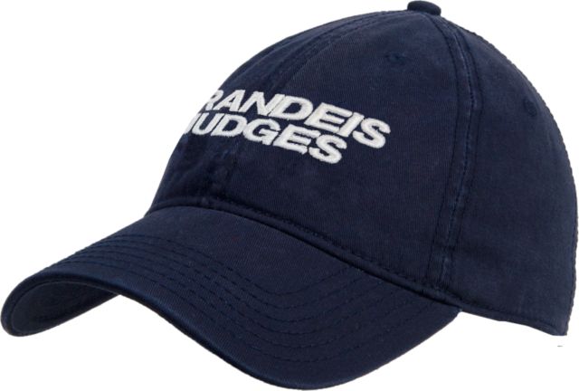 Brandeis Unstructured Adjustable Low Profile Hat Brandeis Judges Wordmark - ONLINE ONLY