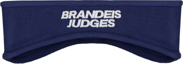 Brandeis Stretch Fleece Headband Brandeis Judges Wordmark - ONLINE ONLY