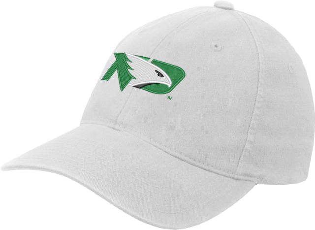 University of North Dakota Flexfit Structured Low Profile Hat Primary Athletic Mark - ONLINE ONLY