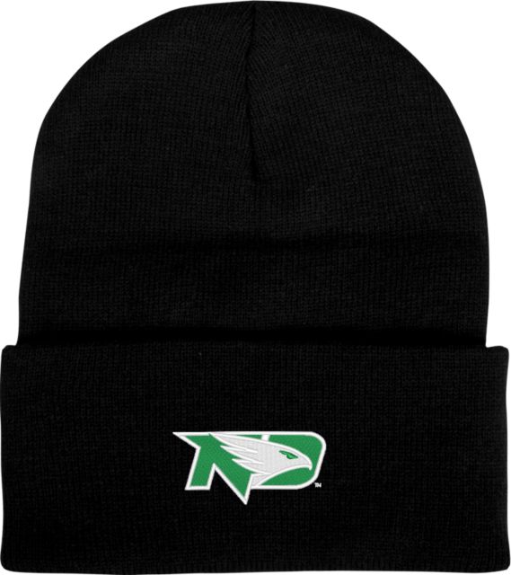 University of North Dakota Knit Beanie w/Cuff Primary Athletic Mark - ONLINE ONLY