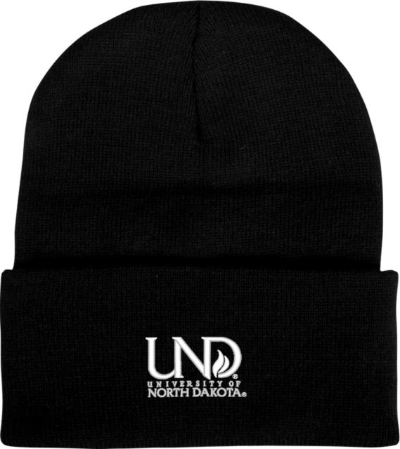 University of North Dakota Knit Beanie w/Cuff Institutional Mark - ONLINE ONLY