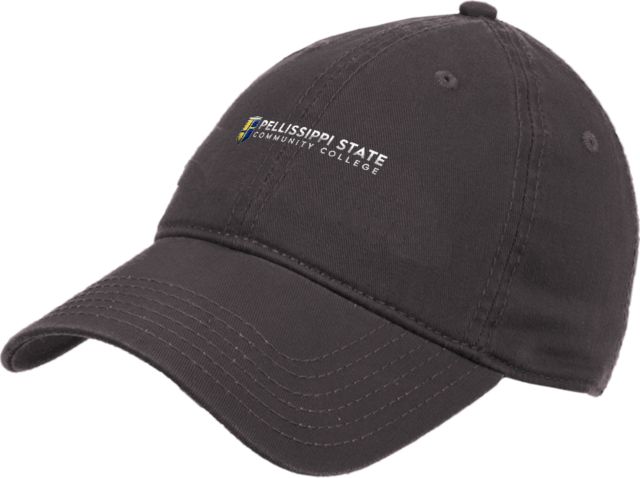 Pellissippi Unstructured Adjustable Low Profile Hat Pellissippi State Community College Logo - ONLINE ONLY