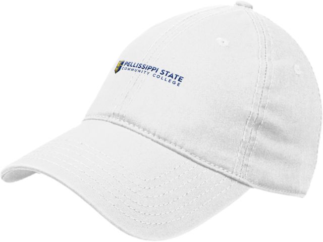 Pellissippi Unstructured Adjustable Low Profile Hat Pellissippi State Community College Logo - ONLINE ONLY