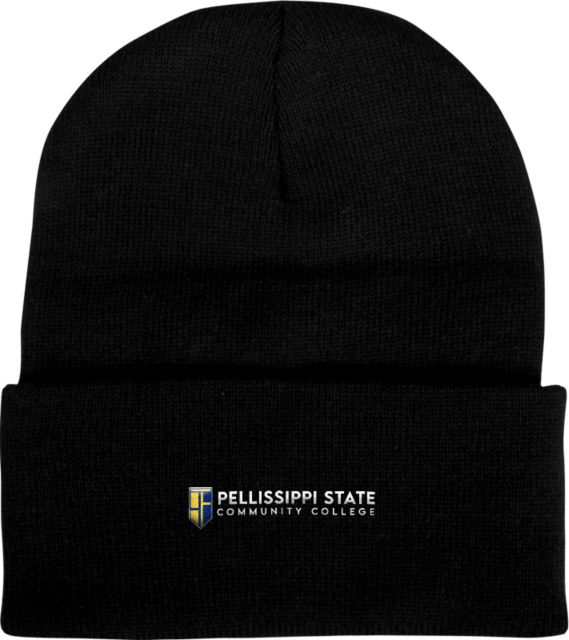 Pellissippi Knit Beanie w/Cuff Pellissippi State Community College Logo - ONLINE ONLY