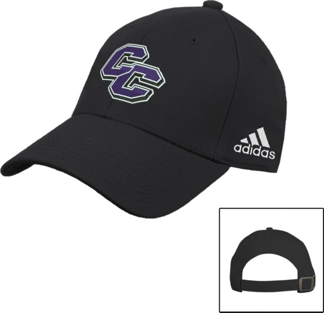 Curry College Adidas Adjustable Washed Slouch Curry College Primary Athletic Mark - ONLINE ONLY