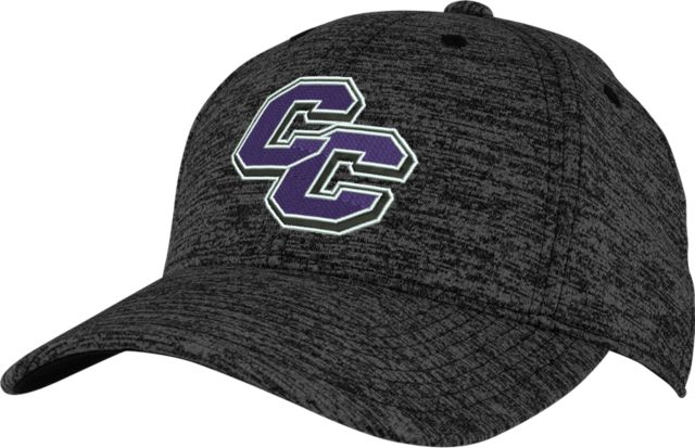 Curry College PosiCharge Charcoal/Black Electric Heather Hat Curry College Primary Athletic Mark - ONLINE ONLY