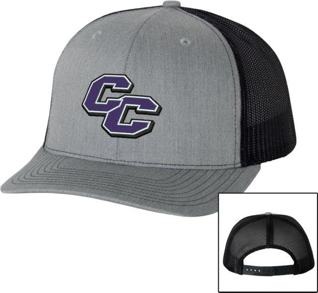 Curry College Richardson Heather Trucker Hat Curry College Primary Athletic Mark - ONLINE ONLY