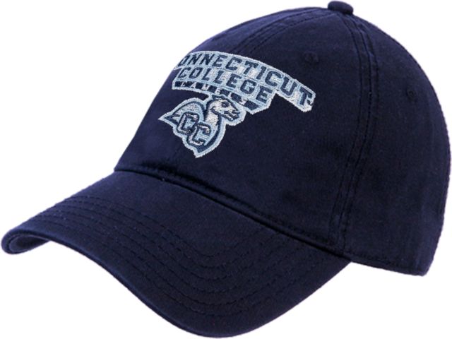Connecticut College Unstructured Adjustable Low Profile Hat Primary Mark - ONLINE ONLY