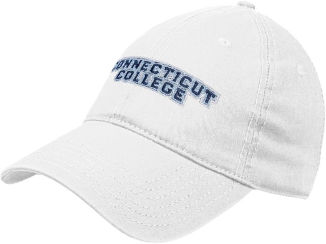 Connecticut College Unstructured Adjustable Low Profile Hat Arched Connecticut College - ONLINE ONLY