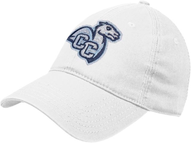 Connecticut College Unstructured Adjustable Low Profile Hat Camel with CC - ONLINE ONLY