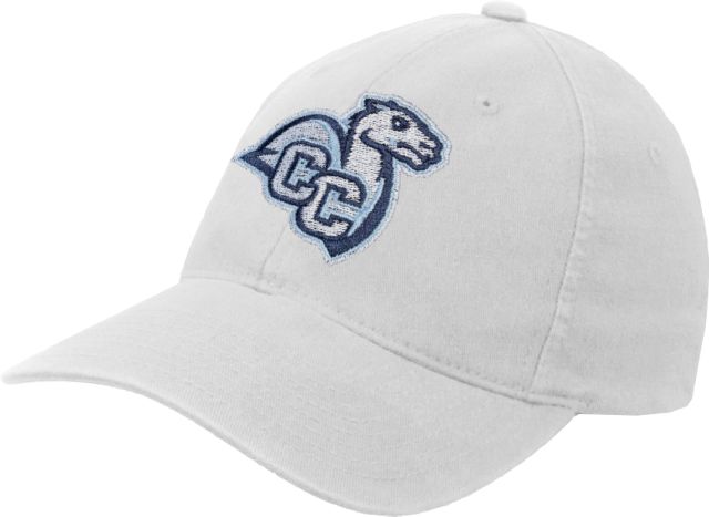 Connecticut College Flexfit Structured Low Profile Hat Camel with CC - ONLINE ONLY