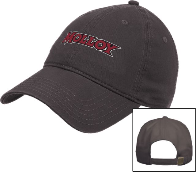 Molloy University Unstructured Adjustable Low Profile Hat Molloy Wordmark - ONLINE ONLY