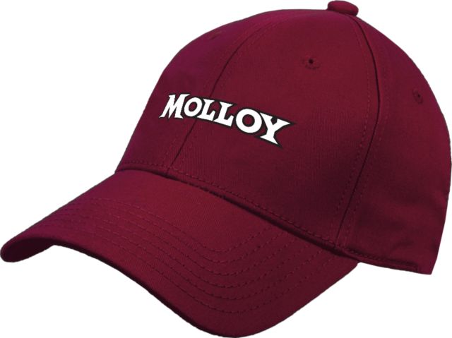 Molloy College Structured Adjustable Pro Style Hat Molloy Wordmark - ONLINE ONLY
