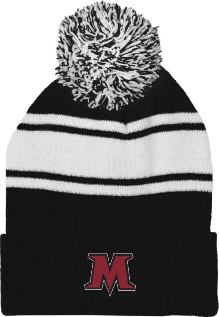 Molloy University Two Tone Knit Pom Beanie w/Cuff M - ONLINE ONLY