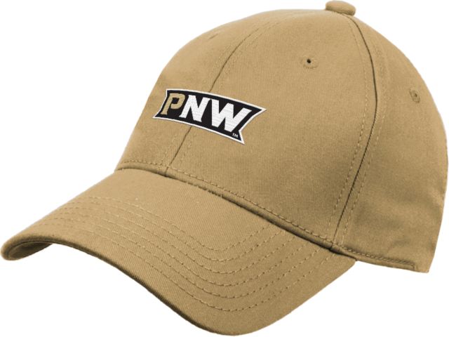 Purdue Northwest Structured Adjustable Pro Style Hat PNW Athletic Wordmark - ONLINE ONLY