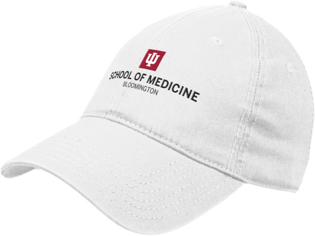 Indiana Unstructured Adjustable Low Profile Hat School of Medicine - IU Bloomington Vertical - ONLINE ONLY
