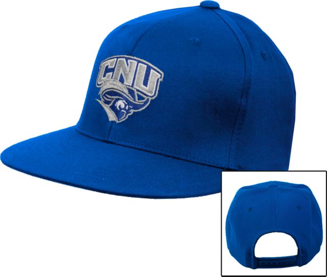 Christopher Newport Flat Bill Snapback Hat Official Logo - ONLINE ONLY