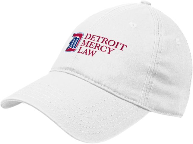 Detroit Mercy Unstructured Adjustable Low Profile Hat Detroit Mercy Law Horizontal - ONLINE ONLY