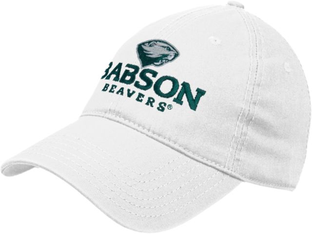 Babson Twill Unstructured Low Profile Hat Primary Mark - ONLINE ONLY