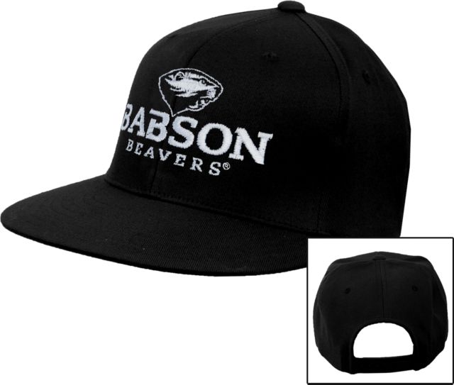 Babson Flat Bill Snapback Hat Primary Mark - ONLINE ONLY