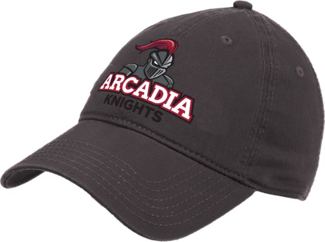 Arcadia Unstructured Adjustable Low Profile Hat Arcadia Knights Stacked - ONLINE ONLY