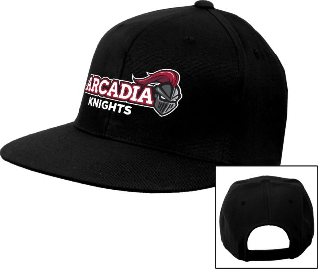 Arcadia Flat Bill Snapback Hat Official Logo - ONLINE ONLY