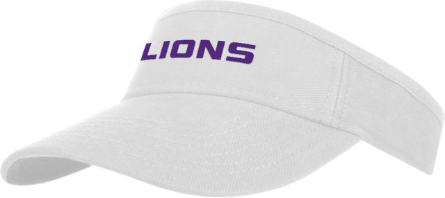 North Alabama Brushed Bull Denim Visor Lions Wordmark - ONLINE ONLY