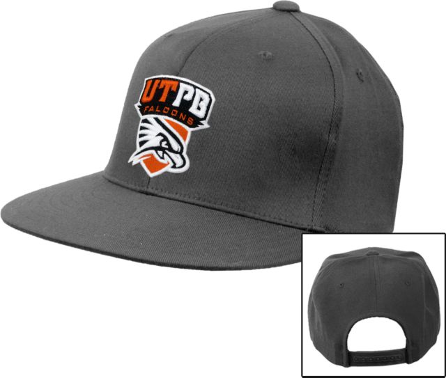 UT Permian Basin Flat Bill Snapback Hat Official Logo - ONLINE ONLY