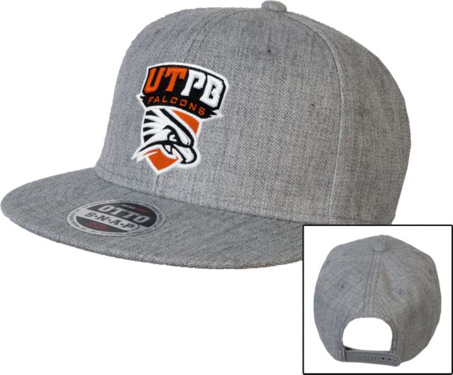 UT Permian Basin Wool Blend Flat Bill Snapback Hat Official Logo - ONLINE ONLY