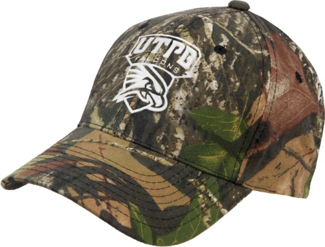 UT Permian Basin Mossy Oak Camo Structured Cap Official Logo - ONLINE ONLY