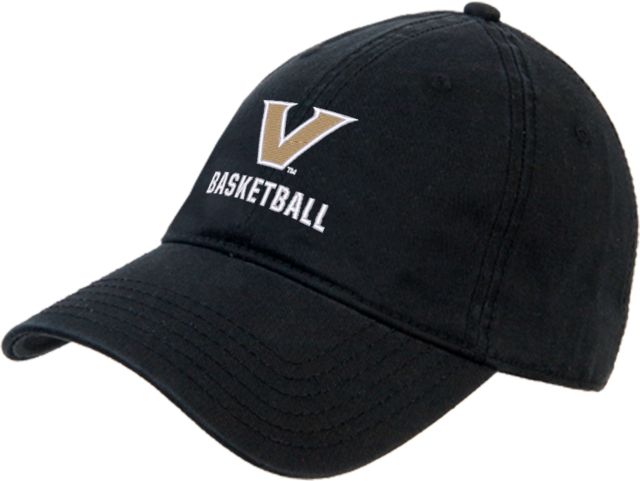 Vanderbilt Unstructured Adjustable Low Profile Hat V Basketball - ONLINE ONLY