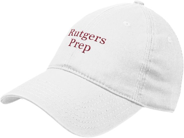 Rutgers Prep Unstructured Adjustable Low Profile Hat Rutgers Prep Stacked - ONLINE ONLY
