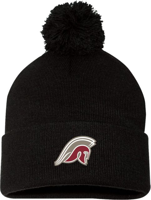 Rutgers Prep Sportsman Pom Pom Cuffed Beanie Rutgers Prep Argonauts Mascot Full Color - ONLINE ONLY