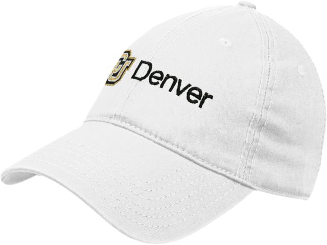 Colorado Denver Unstructured Adjustable Low Profile Hat CU Denver