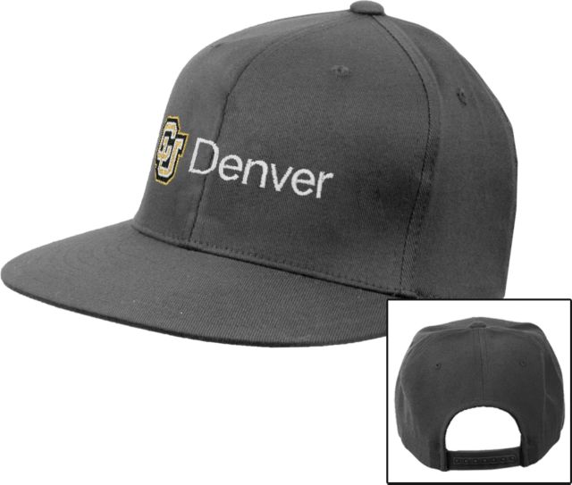 Colorado Denver Flat Bill Snapback Hat CU Denver