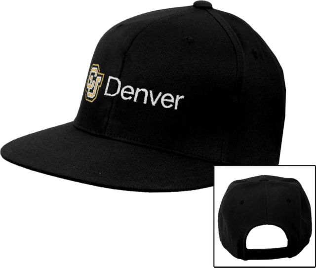 Colorado Denver Flat Bill Snapback Hat CU Denver
