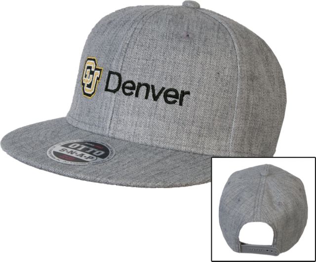 Colorado Denver Wool Blend Flat Bill Snapback Hat CU Denver