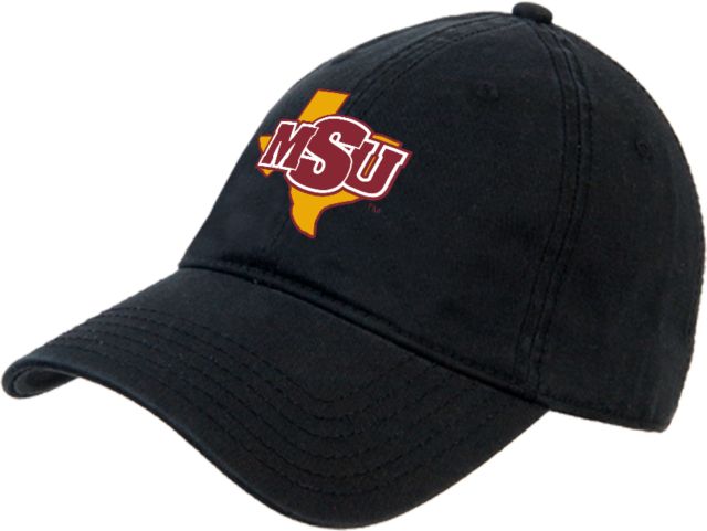 Midwestern State Unstructured Adjustable Low Profile Hat MSU Logo - ONLINE ONLY