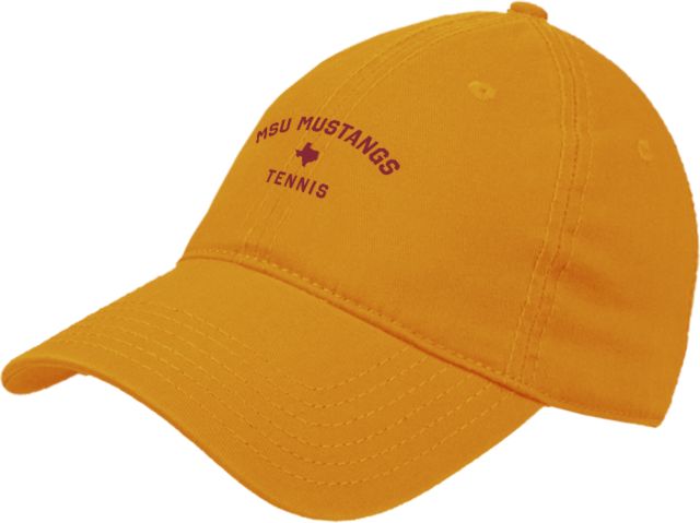 Midwestern State Unstructured Adjustable Low Profile Hat Tennis - MSU Mustangs Arched - ONLINE ONLY