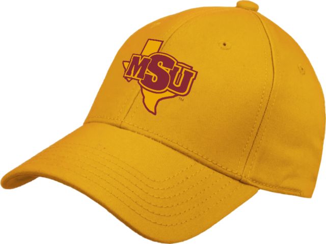 Midwestern State Structured Adjustable Pro Style Hat MSU Logo - ONLINE ONLY