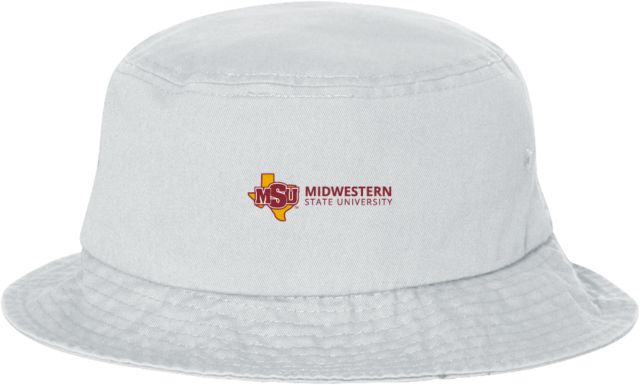 Midwestern State Sportsman Bucket Hat MSU Institutional Horizontal - ONLINE ONLY