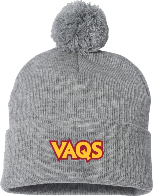 Glendale CC Sportsman Pom Pom Cuffed Beanie VAQS Wordmark - ONLINE ONLY