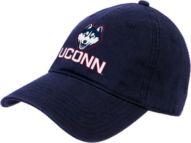 UConn Unstructured Adjustable Low Profile Hat University of Connecticut