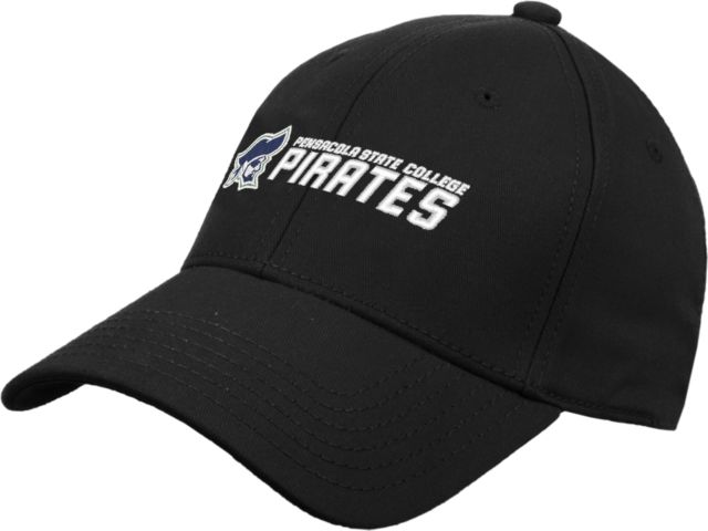 Pensacola State Structured Adjustable Pro Style Hat Pensacola State College Pirates Flat EMB - ONLINE ONLY