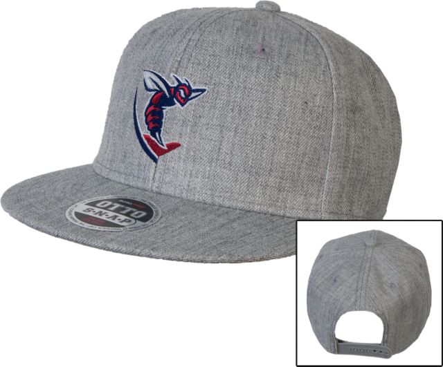 Shenandoah Wool Blend Flat Bill Snapback Hat Hornet - ONLINE ONLY