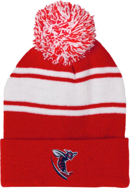 Shenandoah Two Tone Knit Pom Beanie w/Cuff Hornet - ONLINE ONLY